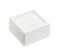 100 Gem Jars - White Square Glass Top with 2-Sided Foam Insert Gemstones Jewelry Display